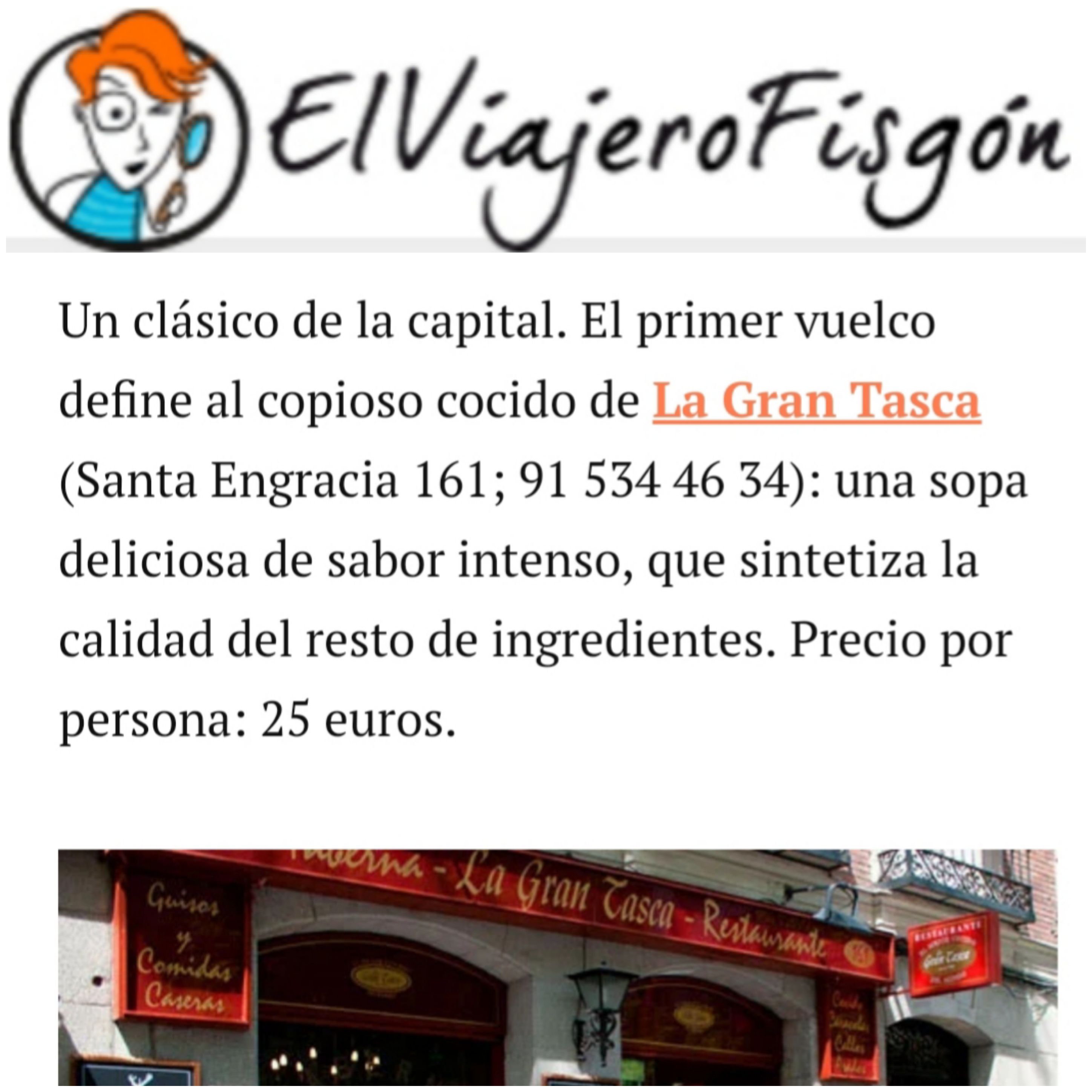 El viajero fisgón